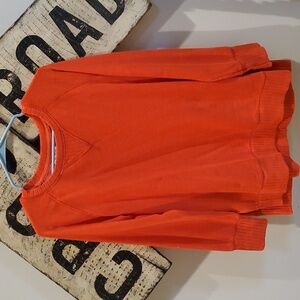 Maurices women's oversized size small orange long sweatshirt